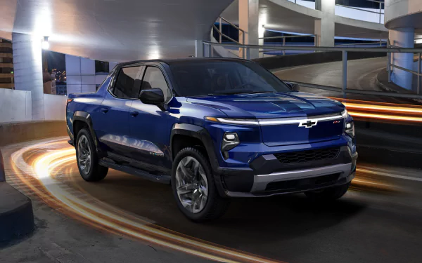 Chevrolet Silverado EV RST Crew Cab vehicle Chevrolet Silverado HD Desktop Wallpaper | Background Image