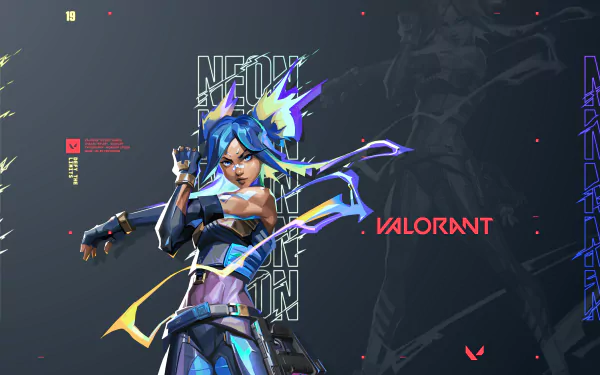 Neon (Valorant) video game Valorant HD Desktop Wallpaper | Background Image