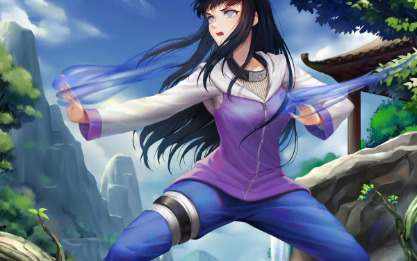 Hinata Hyuga Anime Naruto Byakugan (Naruto) HD Desktop Wallpaper | Background Image