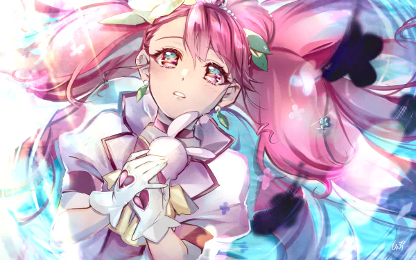 Nodoka Hanadera Cure Grace Anime Healin' Good PreCure HD Desktop Wallpaper | Background Image