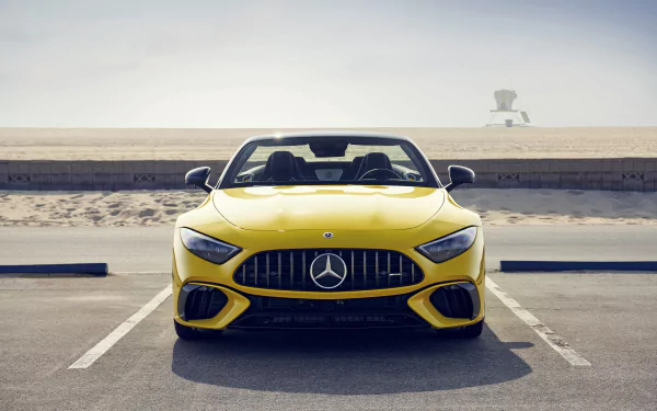 cabriolet Mercedes-AMG SL 63 4MATIC vehicle Mercedes-AMG SL HD Desktop Wallpaper | Background Image