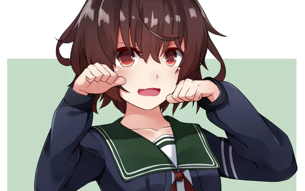 Mutsuki (Kancolle) Anime Kantai Collection HD Desktop Wallpaper | Background Image