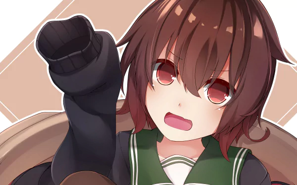 Mutsuki (Kancolle) Anime Kantai Collection HD Desktop Wallpaper | Background Image