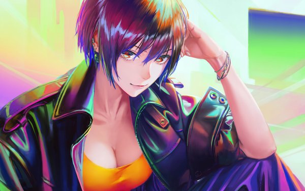 Anime Girl Short Hair HD Wallpaper | Background Image
