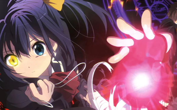 heterochromia Yūta Togashi Rikka Takanashi Anime Love Chunibyo & Other Delusions HD Desktop Wallpaper | Background Image