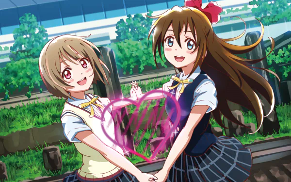 Shizuku Osaka Kasumi Nakasu Anime Love Live! Nijigasaki High School Idol Club HD Desktop Wallpaper | Background Image