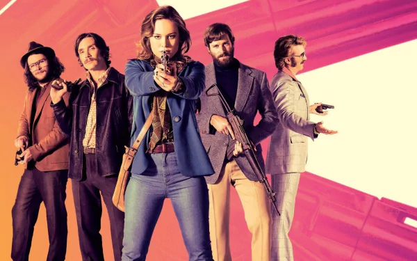 sharlto copley Armie Hammer Cillian Murphy Brie Larson Free Fire (2016) HD Desktop Wallpaper | Background Image
