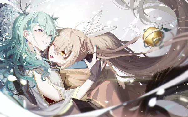 hololive Nanashi Mumei Ceres Fauna Anime Virtual Youtuber HD Desktop Wallpaper | Background Image