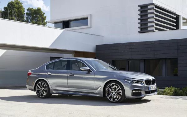 silver car vehicle BMW 5 Series HD Desktop Wallpaper | Background Image