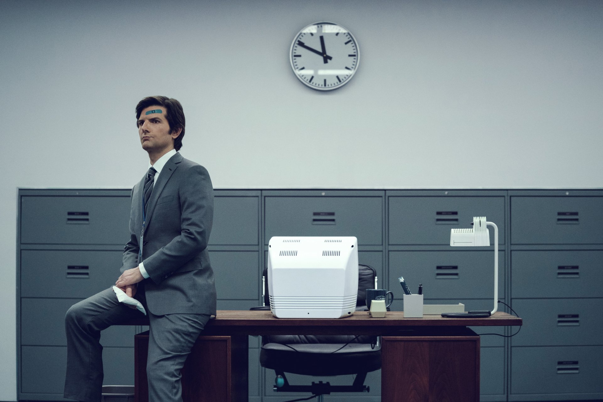 Download adam scott tv show severance hd wallpaper