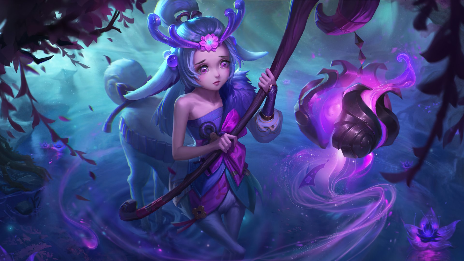 Download Lillia (League Of Legends) Video Game League Of Legends 4k Ultra HD Wallpaper