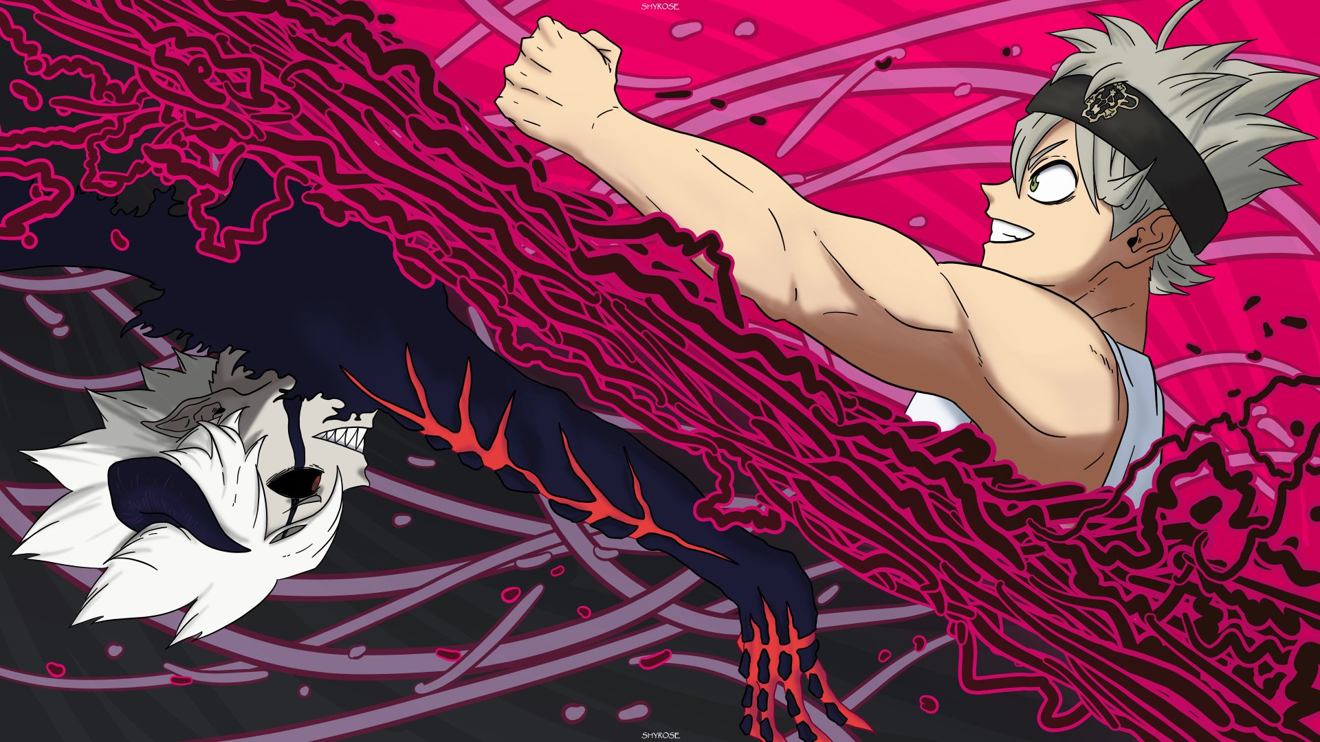 Download Asta (Black Clover) Liebe (Black Clover) Anime Black Clover HD Wallpaper by Shyrose