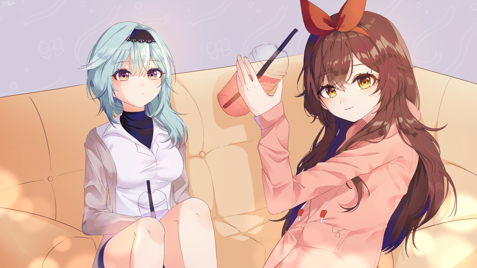 Download Eula (Genshin Impact) Amber (Genshin Impact) Video Game Genshin Impact HD Wallpaper by SUMIRU