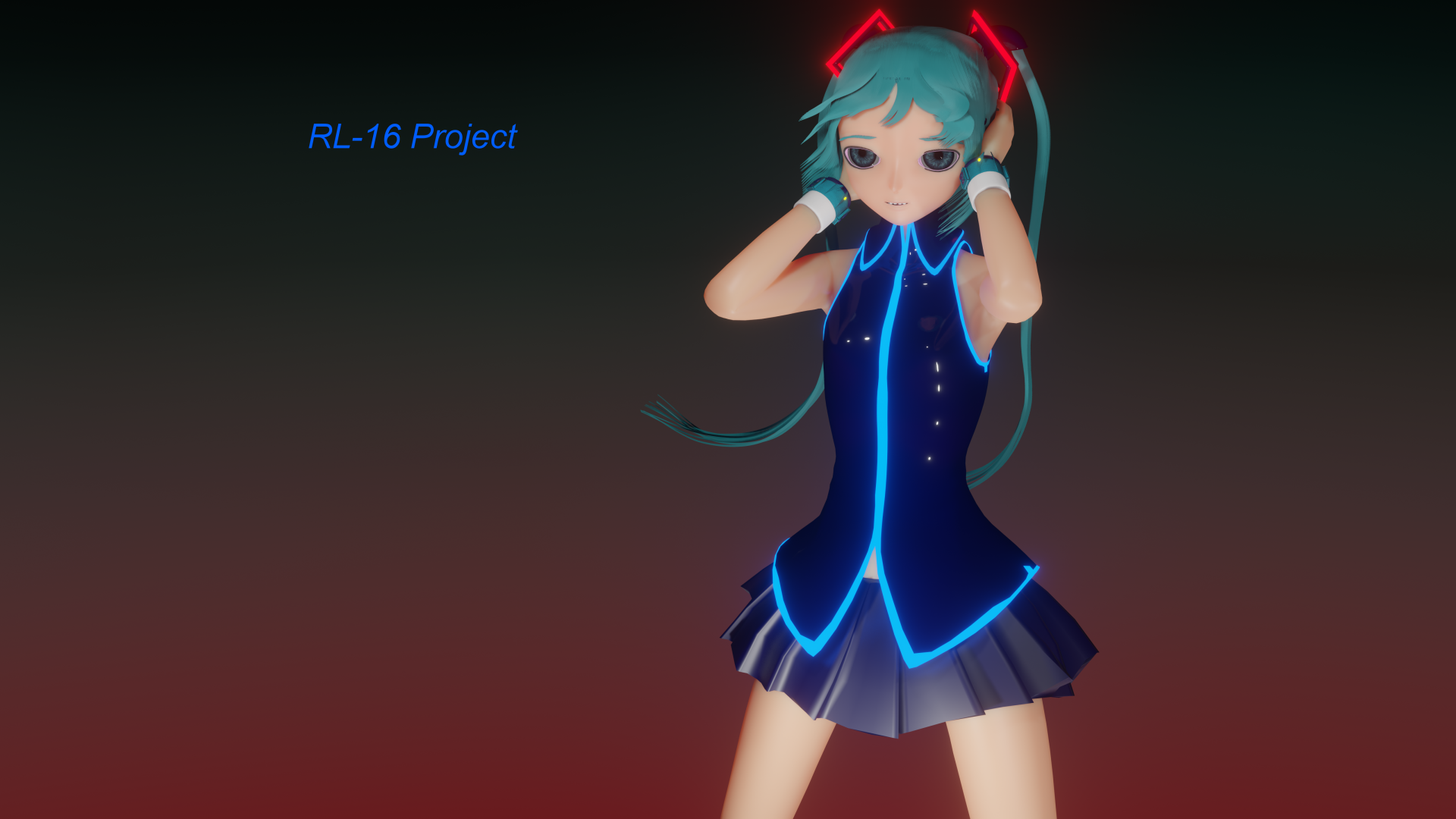 Hatsune Miku Blender VideoCover Birth by RL-16 Project