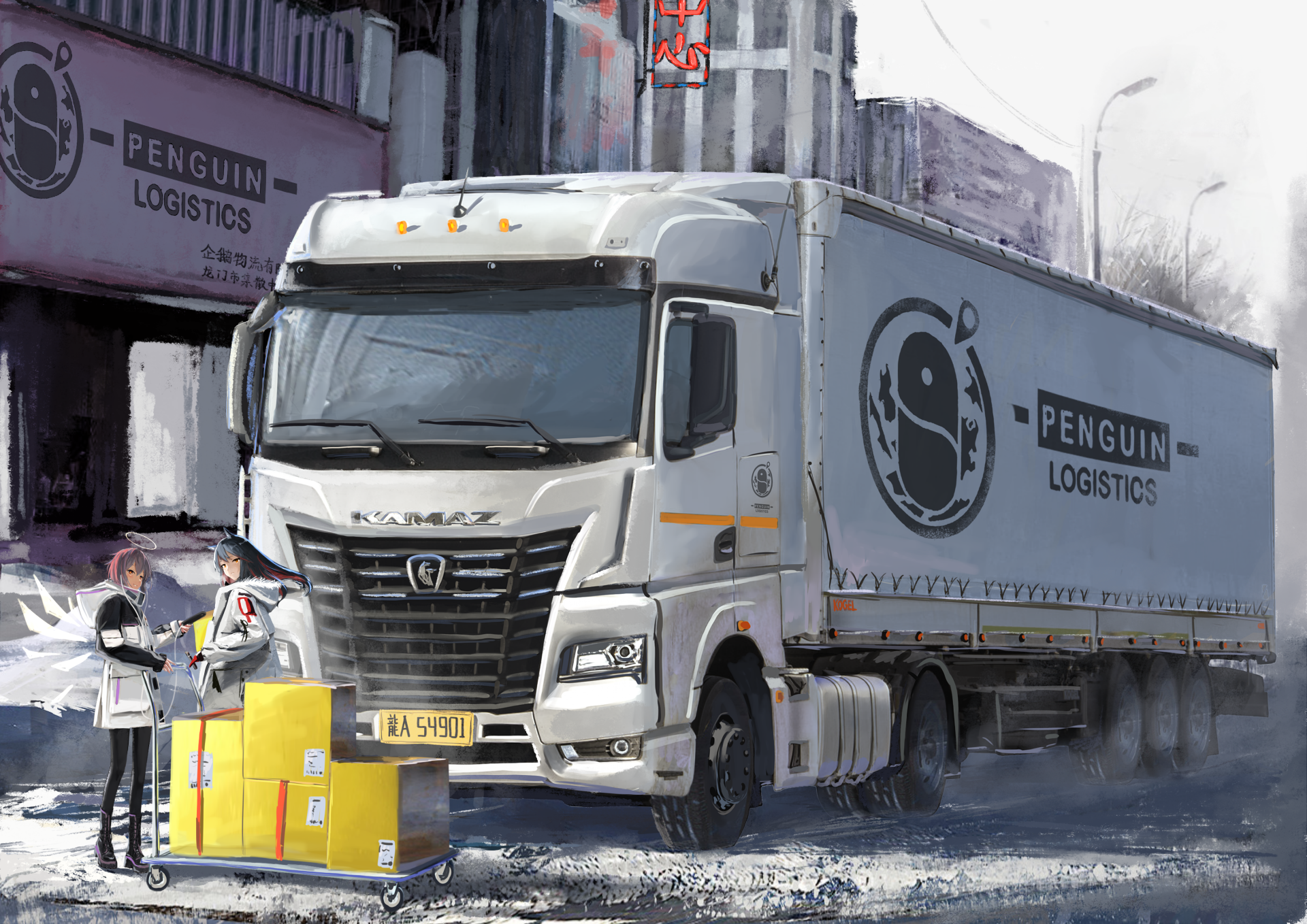 Download Kamaz Exusiai (Arknights) Texas (Arknights) Video Game Arknights HD Wallpaper by 雪風SuperSylph