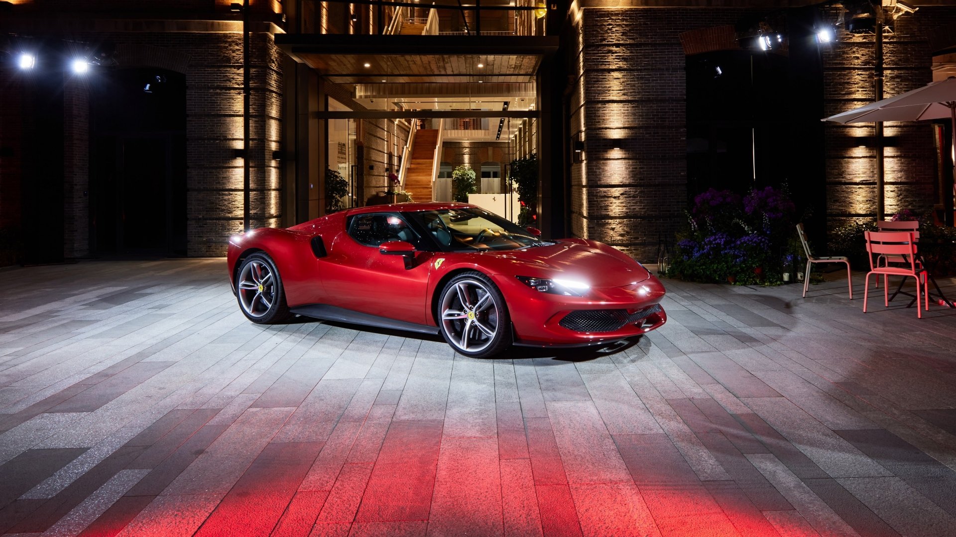 Download Supercar Vehicle Ferrari 296 GTB 4k Ultra HD Wallpaper