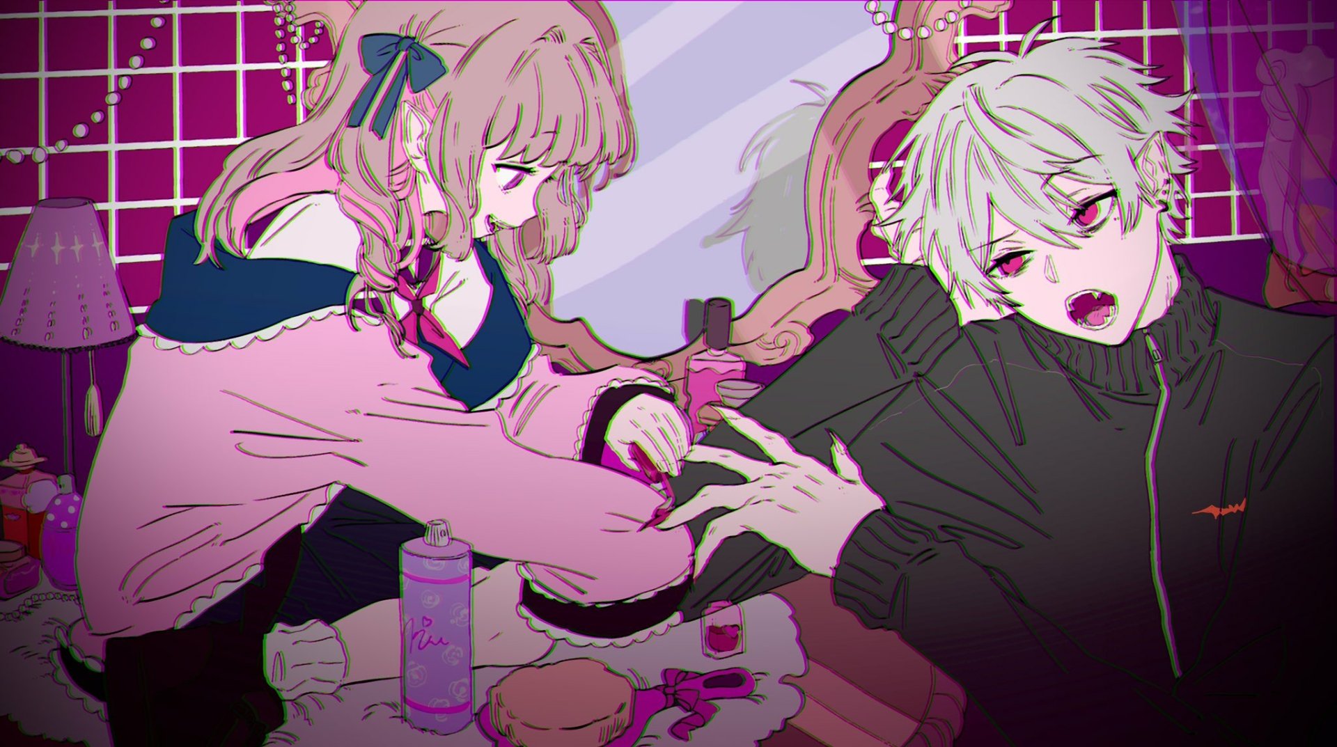 Download Nijisanji Makaino Ririmu Kuzuha (Virtual YouTuber) Anime Virtual Youtuber HD Wallpaper