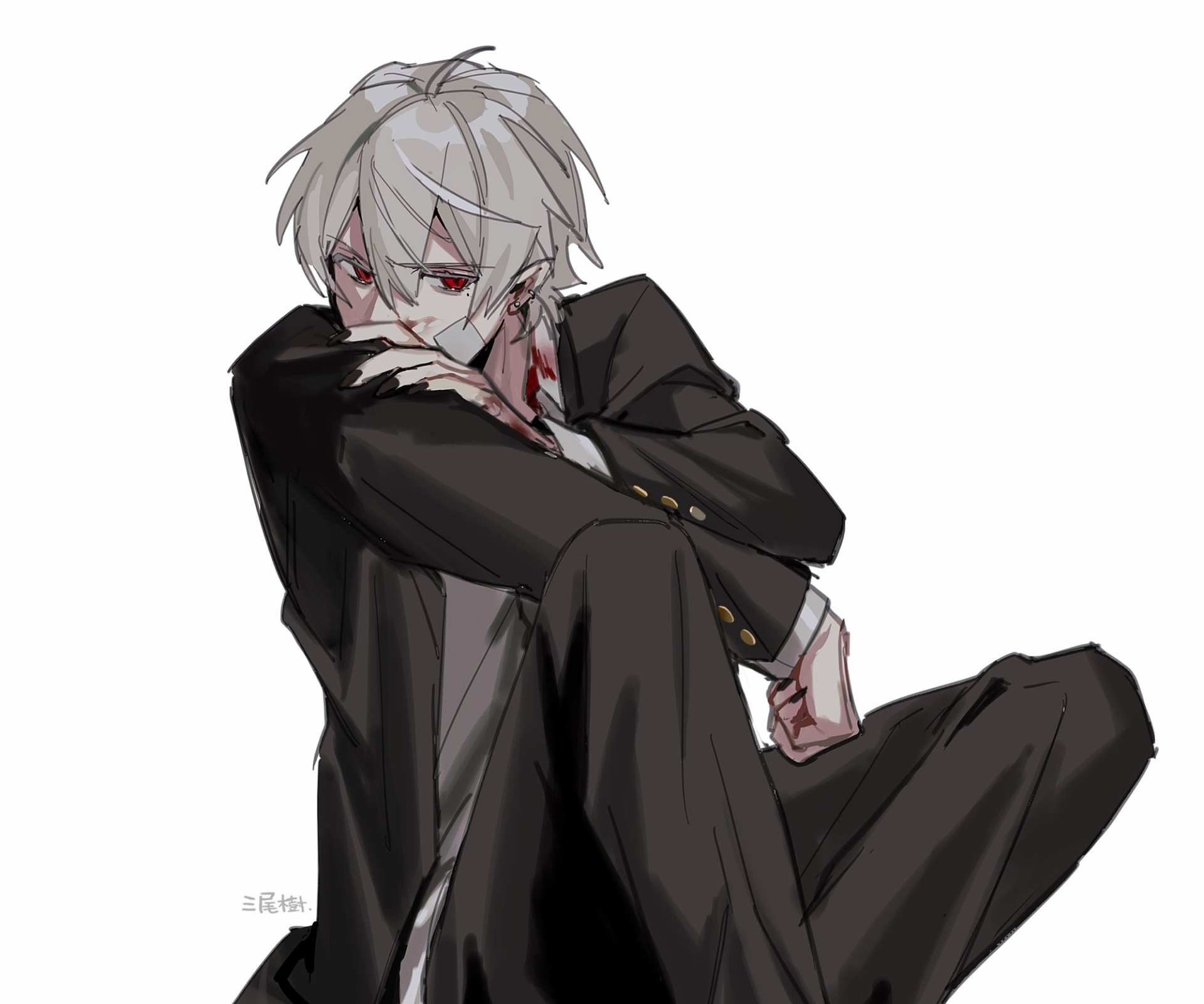 Download Nijisanji Kuzuha (Virtual YouTuber) Anime Virtual Youtuber HD Wallpaper