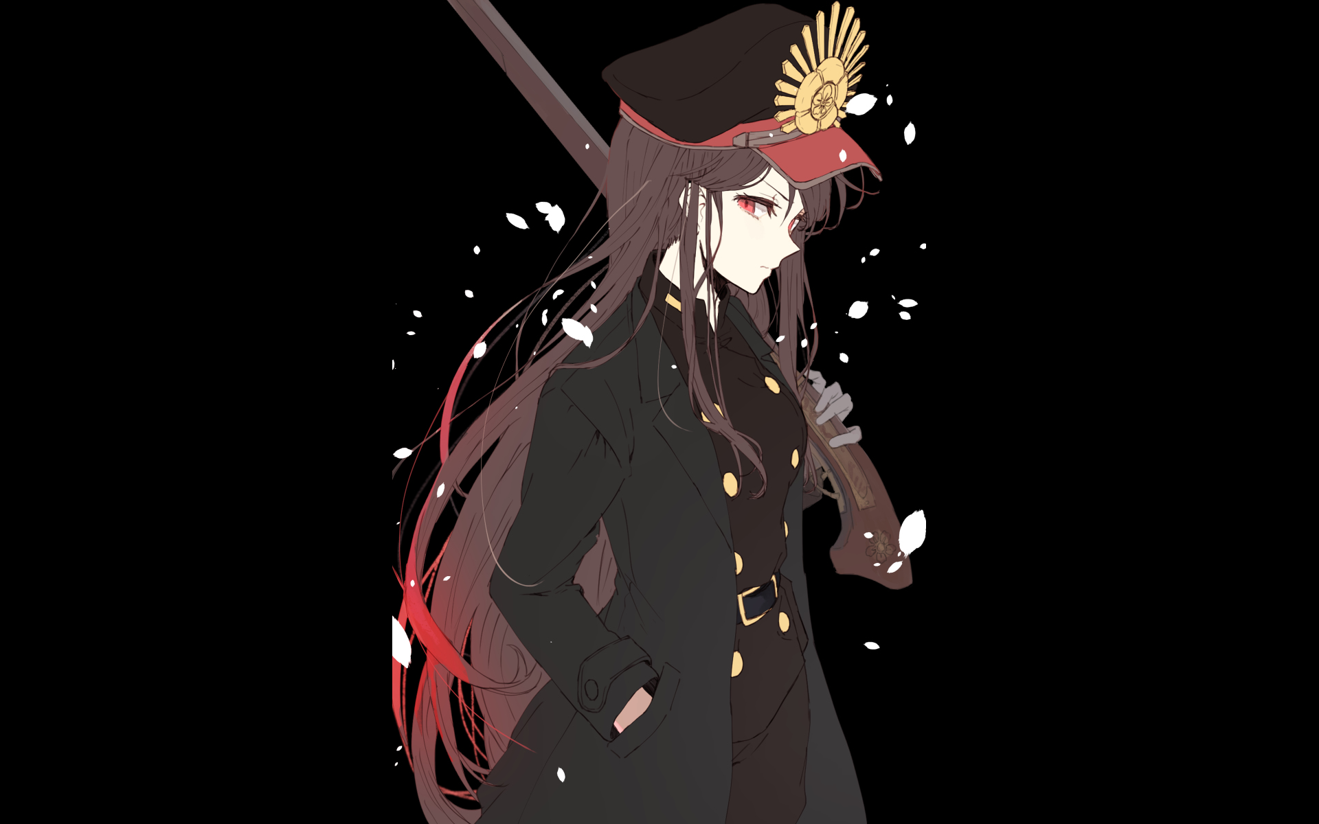 Download Uniform Nobunaga Oda Anime Fate/Grand Order HD Wallpaper by てび丸