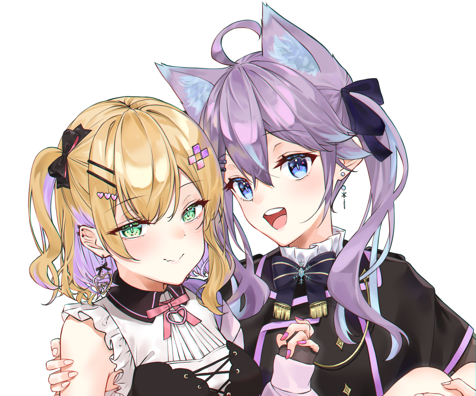 Download Nun Bora VSPO! Kurumi Noah Iris Black Games Anime Virtual Youtuber HD Wallpaper by キア