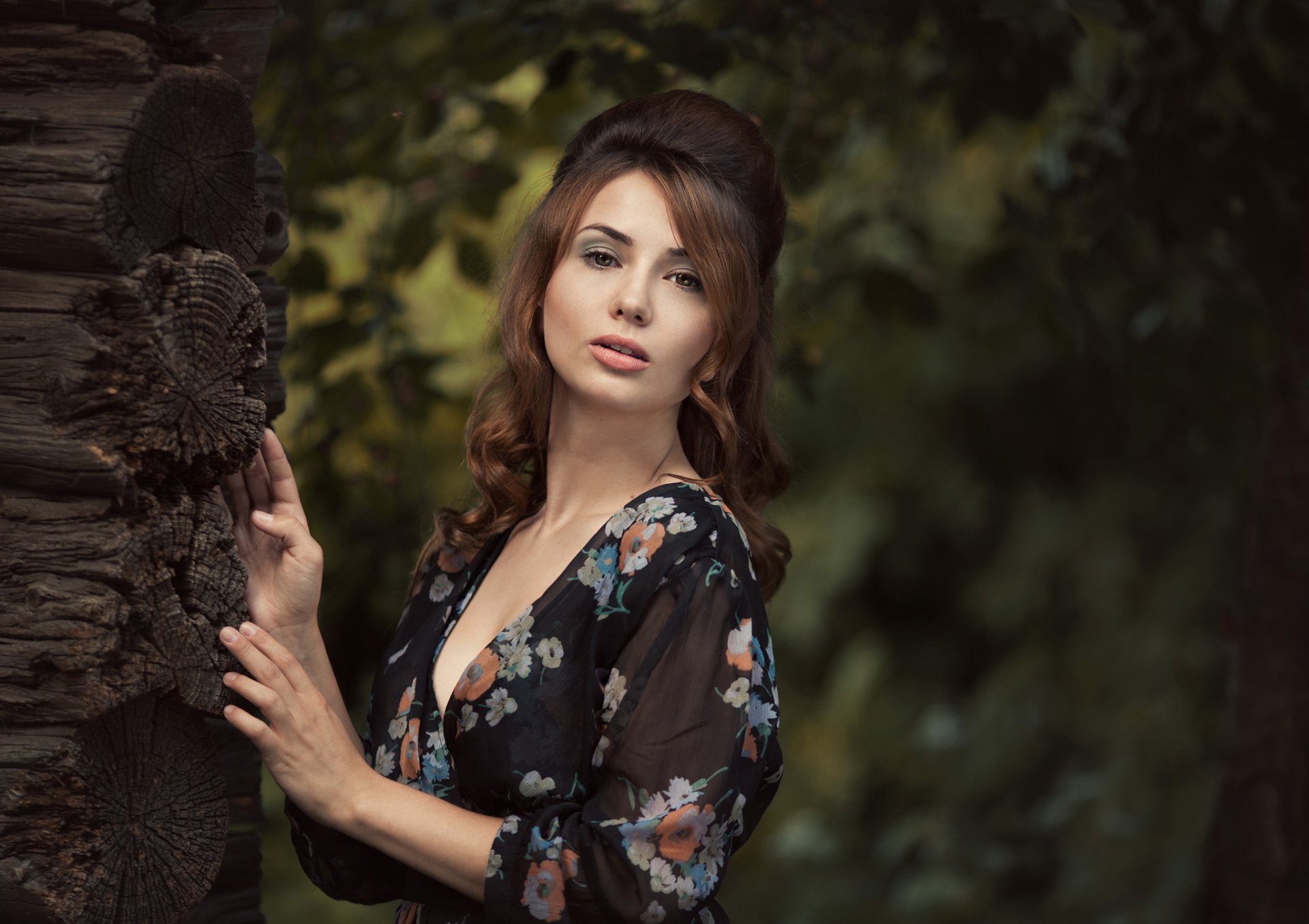 Download Brunette Woman Model HD Wallpaper by Dmitrij Butvilovskij