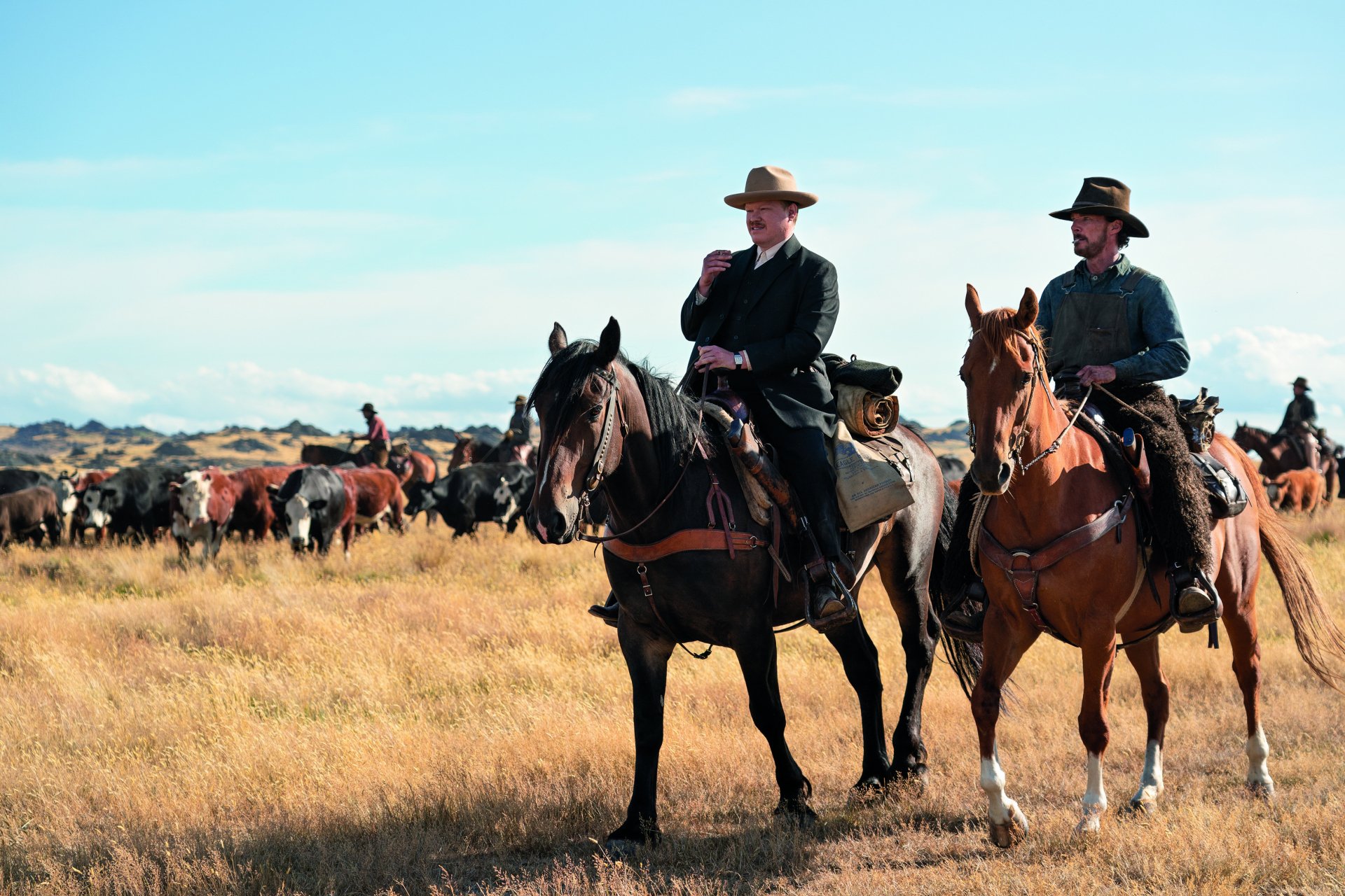 Download Benedict Cumberbatch Jesse Plemons Movie The Power Of The Dog HD Wallpaper