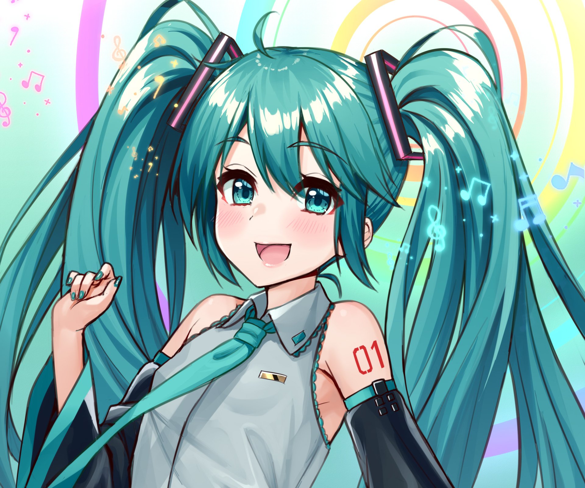 Download Hatsune Miku Anime Vocaloid HD Wallpaper