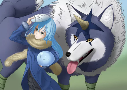 Ranga (That Time I Got Reincarnated as a Slime) Rimuru Tempest Anime That Time I Got Reincarnated as a Slime HD Desktop Wallpaper | Background Image