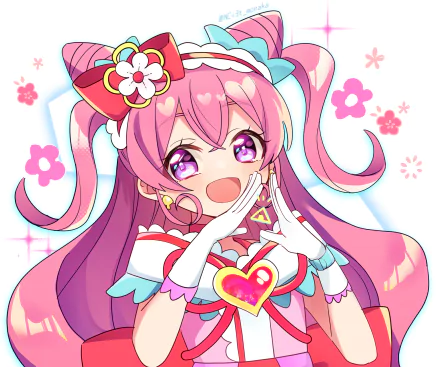 Nagomi Yui Cure Precious Anime Delicious Party Precure HD Desktop Wallpaper | Background Image