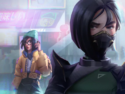 Killjoy (Valorant) Viper (Valorant) video game Valorant HD Desktop Wallpaper | Background Image