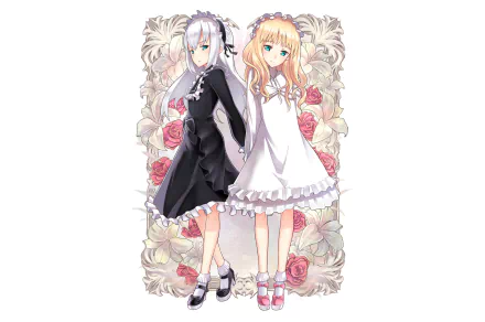 Anime girl anime girl HD Desktop Wallpaper | Background Image