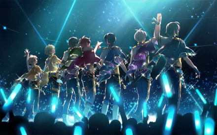 Tamaki Yotsuba Nagi Rokuya Sogo Osaka Yamato Nikaido Riku Nanase Mitsuki Izumi Iori Izumi Anime IDOLiSH7 HD Desktop Wallpaper | Background Image