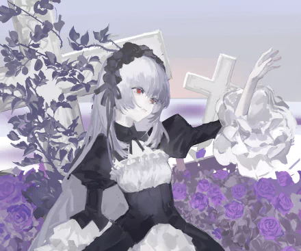 Suigintou (Rozen Maiden) Anime Rozen Maiden HD Desktop Wallpaper | Background Image