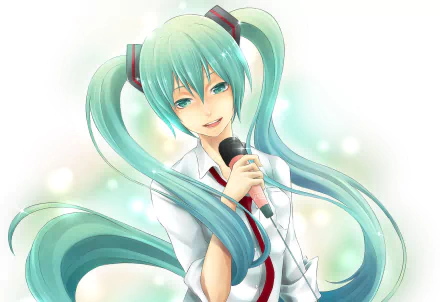 Hatsune Miku Anime Vocaloid HD Desktop Wallpaper | Background Image