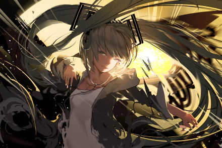 Hatsune Miku Anime Vocaloid HD Desktop Wallpaper | Background Image