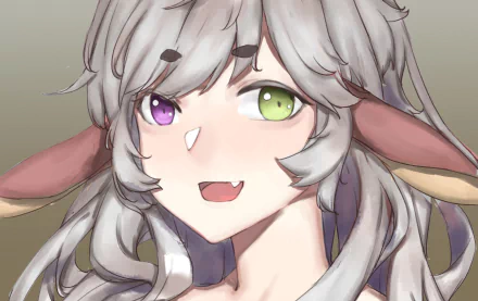 heterochromia Anime girl anime girl HD Desktop Wallpaper | Background Image