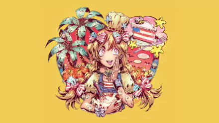 Anime girl anime girl HD Desktop Wallpaper | Background Image