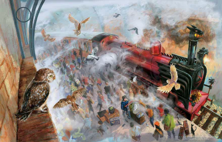  Platform 9 3/4 by Jim Kay