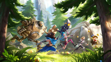 Yasuo (League Of Legends) Teemo (League Of Legends) Lux (League Of Legends) Jinx (League Of Legends) Blitzcrank (League Of Legends) video game League of Legends: Wild Rift HD Desktop Wallpaper | Background Image