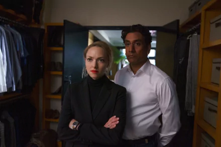 Naveen Andrews Amanda Seyfried TV Show The Dropout HD Desktop Wallpaper | Background Image