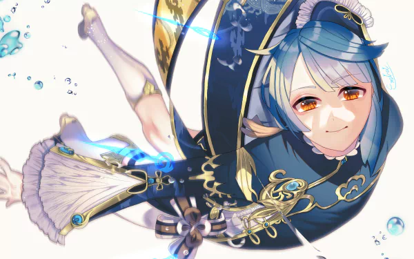 Xingqiu (Genshin Impact) video game Genshin Impact HD Desktop Wallpaper | Background Image