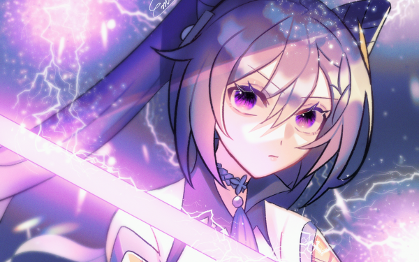 Video Game Genshin Impact Keqing HD Wallpaper | Background Image