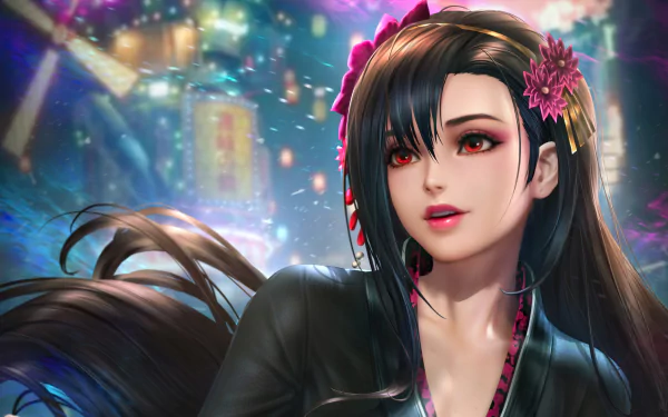 Tifa Lockhart video game Final Fantasy VII Remake HD Desktop Wallpaper | Background Image
