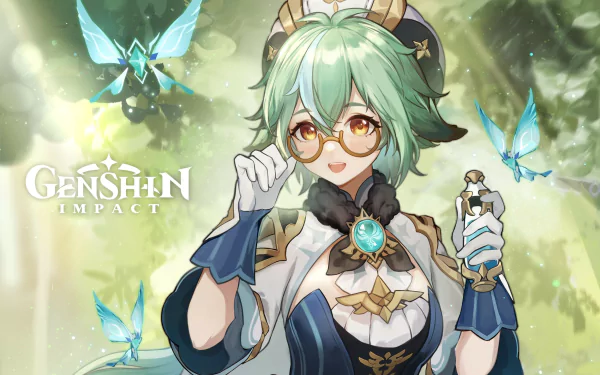 Sucrose (Genshin Impact) video game Genshin Impact HD Desktop Wallpaper | Background Image