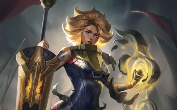 Rell (League Of Legends) video game League Of Legends HD Desktop Wallpaper | Background Image