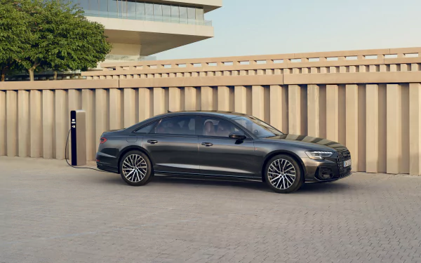 Audi A8 L 60 TFSI e quattro S line vehicle Audi A8 HD Desktop Wallpaper | Background Image