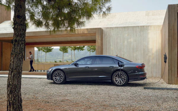 Audi A8 L 60 TFSI e quattro S line vehicle Audi A8 HD Desktop Wallpaper | Background Image