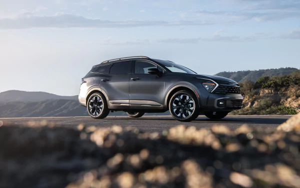 SUV Kia Sportage PHEV X-Line vehicle Kia Sportage HD Desktop Wallpaper | Background Image