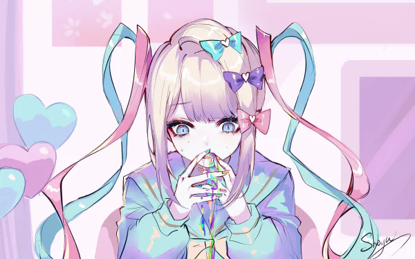 OMGkawaiiAngel-chan video game NEEDY GIRL OVERDOSE HD Desktop Wallpaper | Background Image