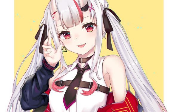 Anime Virtual Youtuber Nakiri Ayame Hololive HD Wallpaper | Background Image